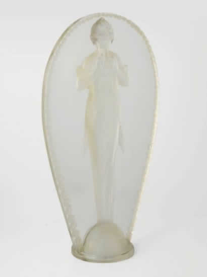 Rene Lalique Grande Ovale Joueuse De Flute Statue