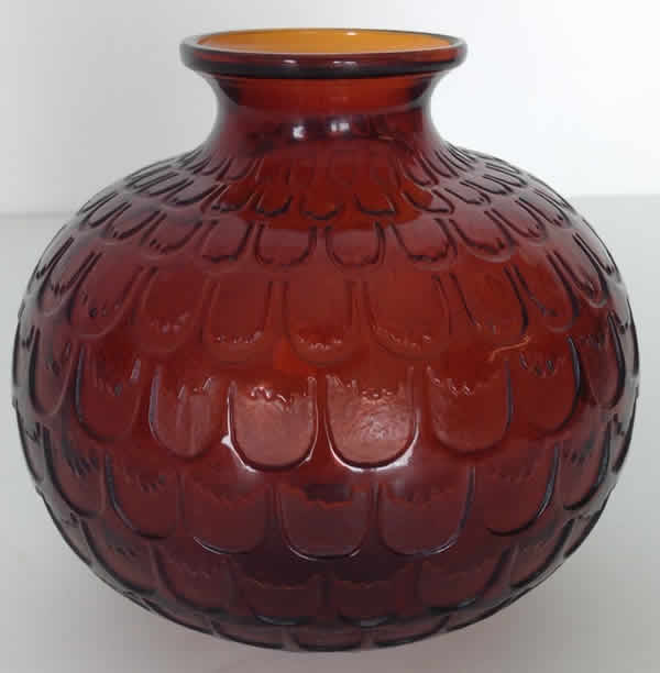 Rene Lalique Vase Grenade