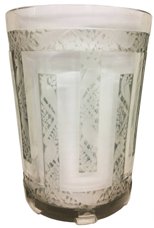 Rene Lalique Vase Grimpereaux