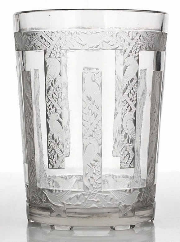 Rene Lalique Vase Grimpereaux