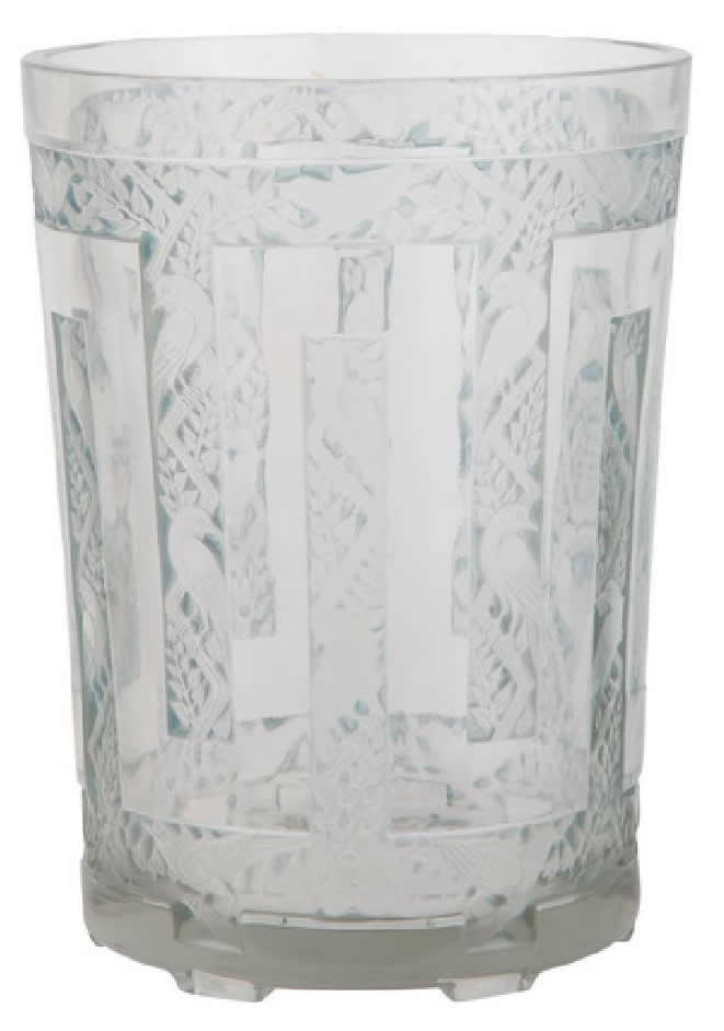 Rene Lalique Vase Grimpereaux