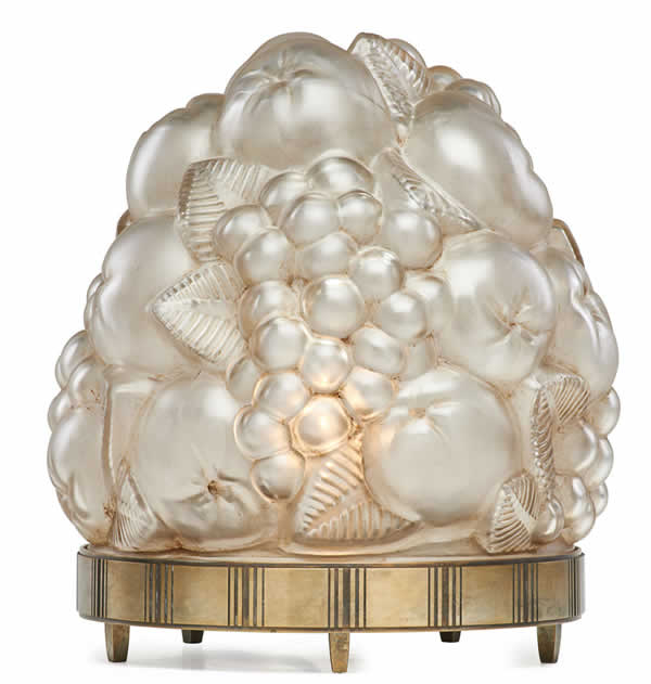 Rene Lalique Gros Fruits Chandelier