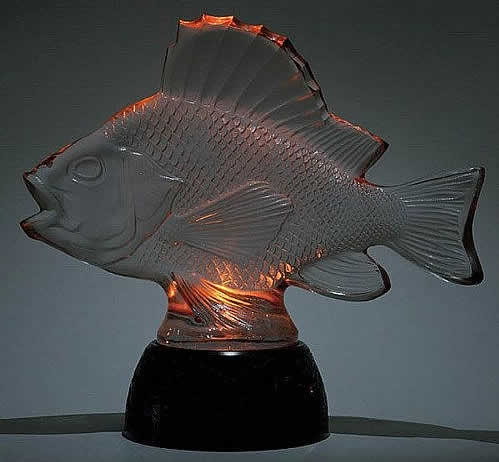 Rene Lalique Decoration Gros Poisson Algues