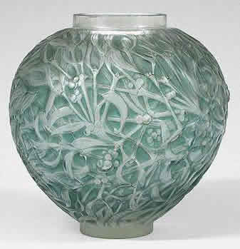 Rene Lalique Vase Gui