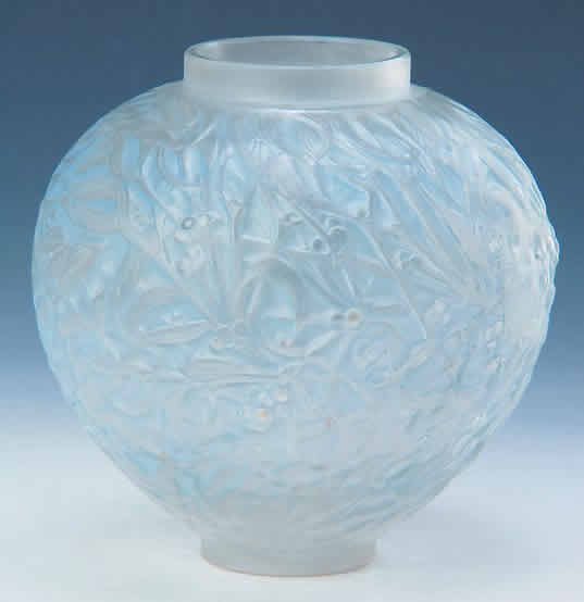 Rene Lalique Vase Gui