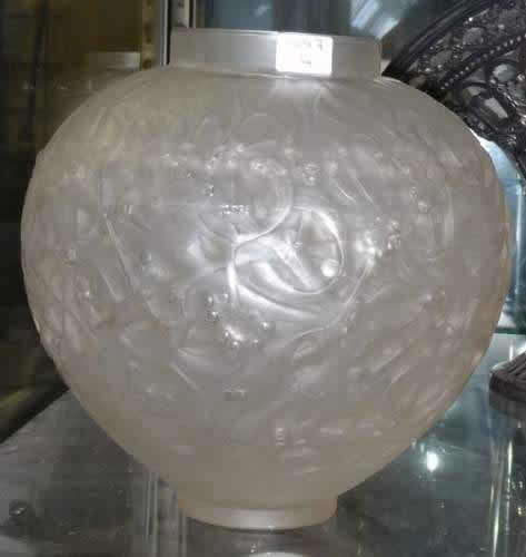 Rene Lalique Vase Gui