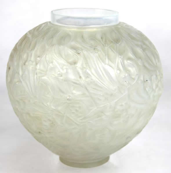 Rene Lalique Vase Gui