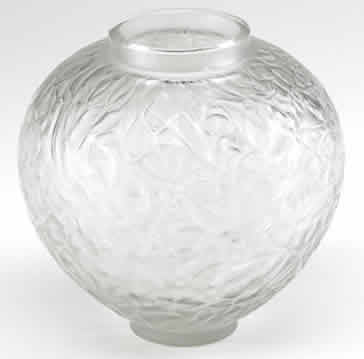 Rene Lalique Vase Gui