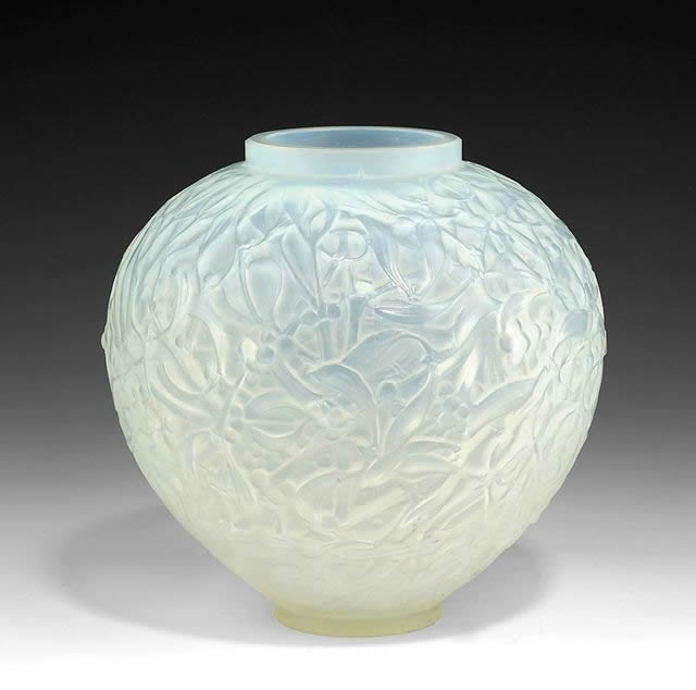 Rene Lalique Vase Gui