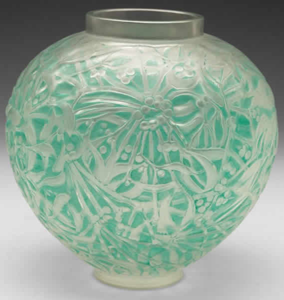Rene Lalique Vase Gui