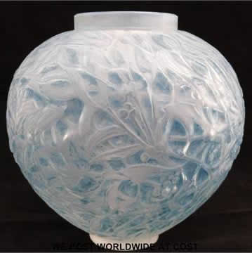 Rene Lalique Vase Gui