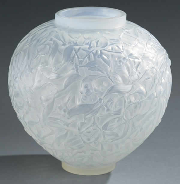 Rene Lalique Vase Gui