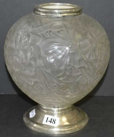 Rene Lalique Vase Gui