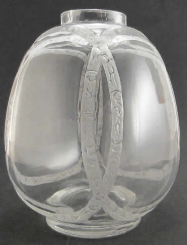 Rene Lalique Vase Guirlande De Roses