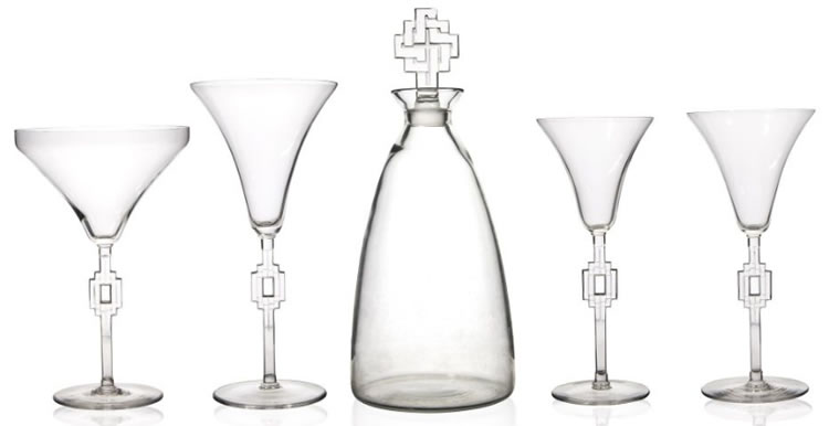 Rene Lalique Tableware Hagueneau