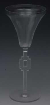 Rene Lalique Wine Glass Hagueneau