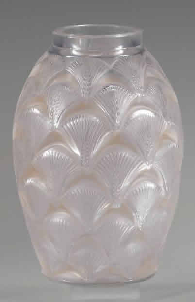 Rene Lalique Vase Herblay