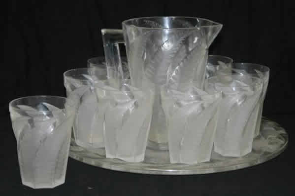 Rene Lalique Lemonade Set Hesperides