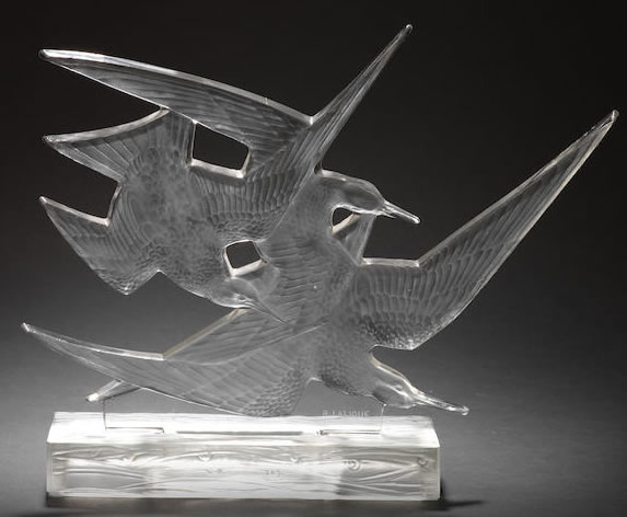 Rene Lalique Hirondelles Decoration