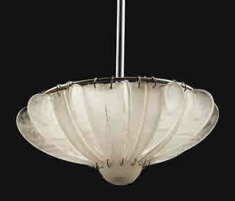 Rene Lalique Chandelier Hirondelles