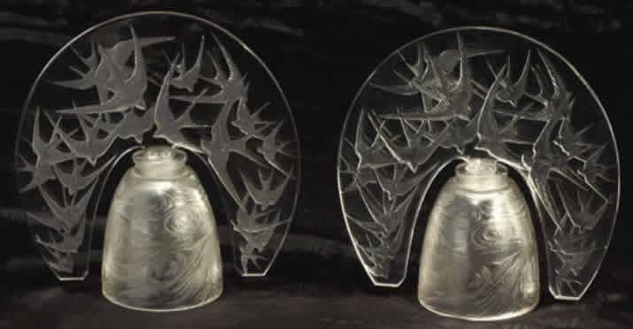 Rene Lalique Veilleuse Hirondelles