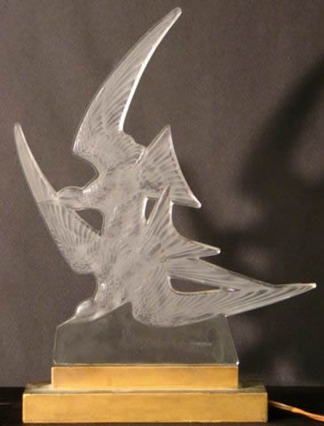 Rene Lalique Motif Decoratif Hirondelles
