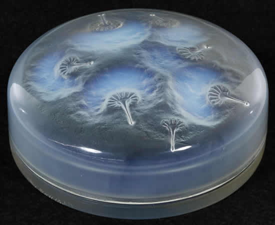 Rene Lalique Box Houppes