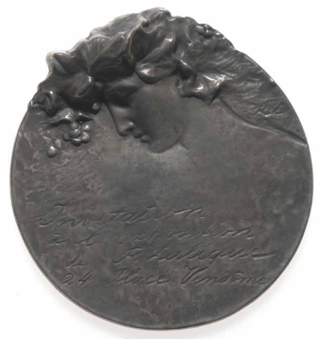 Rene Lalique Invitation A L'Exposition De R. Lalique 24 Place Vendome Invitation