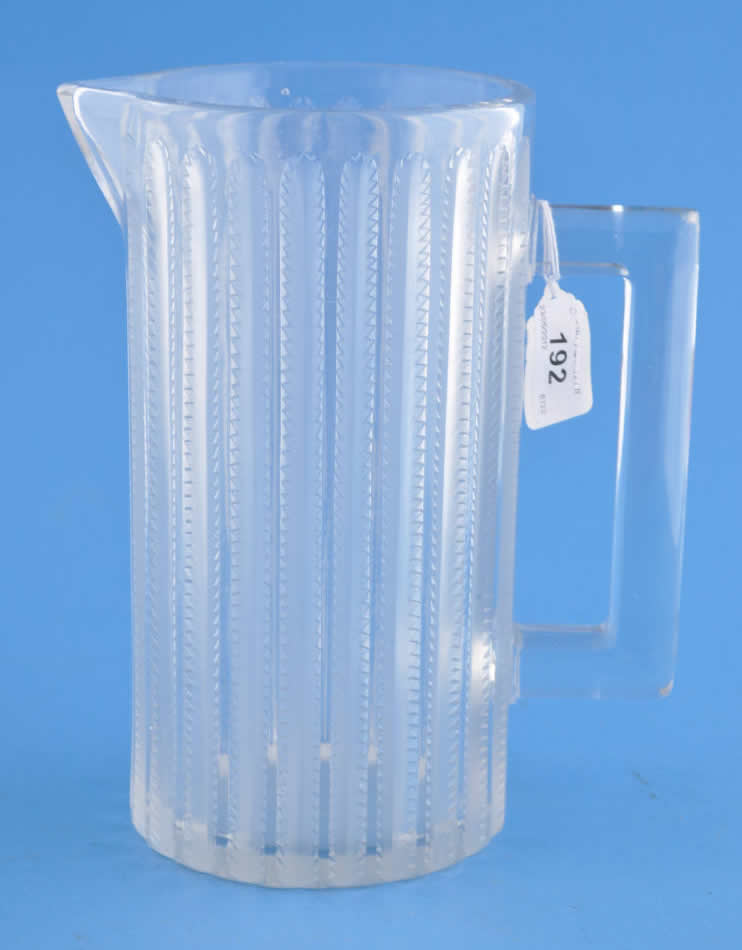 Rene Lalique Pitcher Jaffa