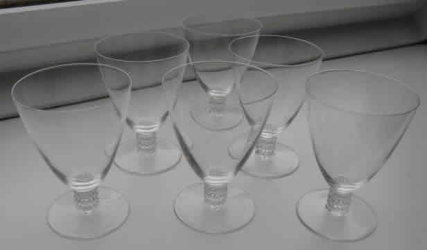 Rene Lalique Stemware Kobe