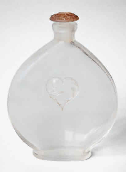 Rene Lalique Perfume Bottle L'Amour Dans Le Coeur