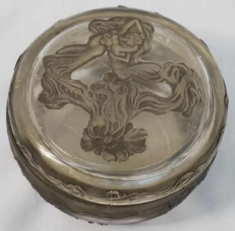 Rene Lalique Powder Box L'Origan