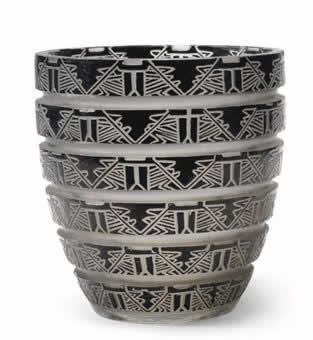 Rene Lalique Vase Lagamar