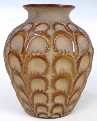 Rene Lalique Vase Laiterons