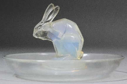 Rene Lalique Ashtray Lapin