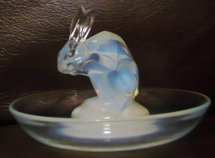 Rene Lalique Ashtray Lapin