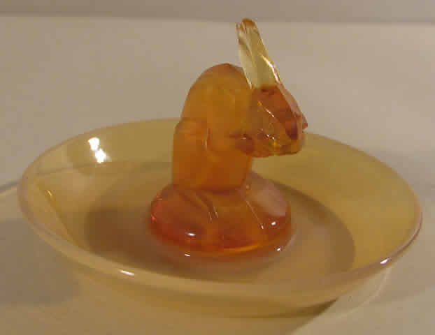 Rene Lalique Ashtray Lapin