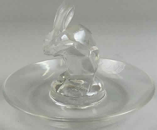 Rene Lalique Ring Dish Lapin