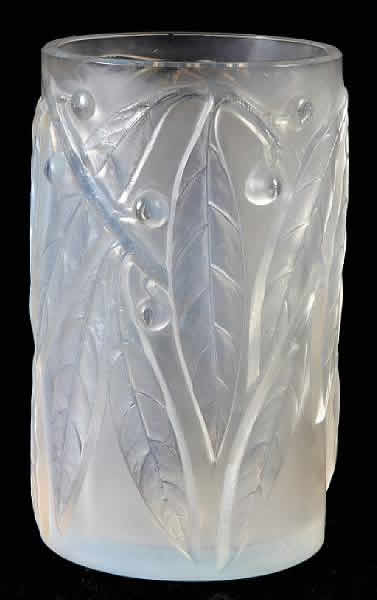 Rene Lalique Vase Laurier