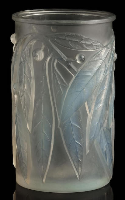 Rene Lalique Vase Laurier