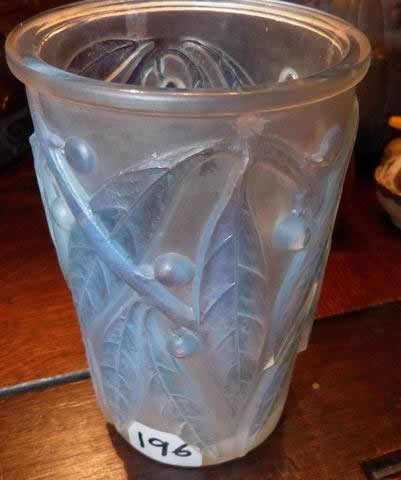 Rene Lalique Vase Laurier