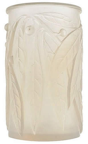 Rene Lalique Vase Laurier