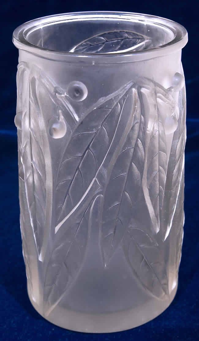 Rene Lalique Vase Laurier