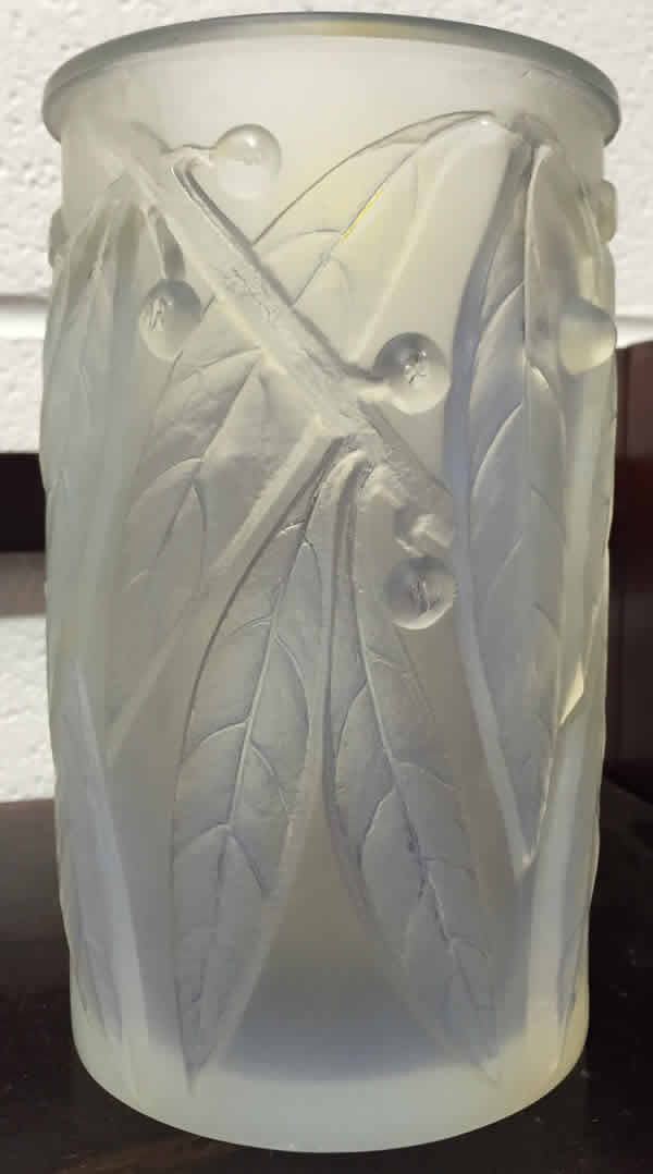 Rene Lalique Vase Laurier