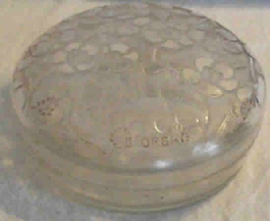 Rene Lalique Powder Box Le Lys