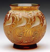 Rene Lalique Vase LeMans