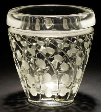 Rene Lalique Vase Lemna