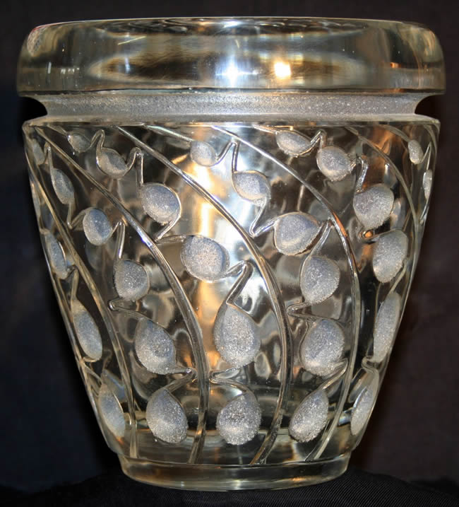 Rene Lalique Vase Lemna