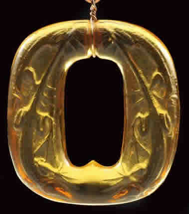 Rene Lalique Lezards-2 Pendant