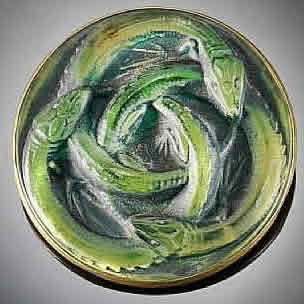 Rene Lalique Brooch Lezards